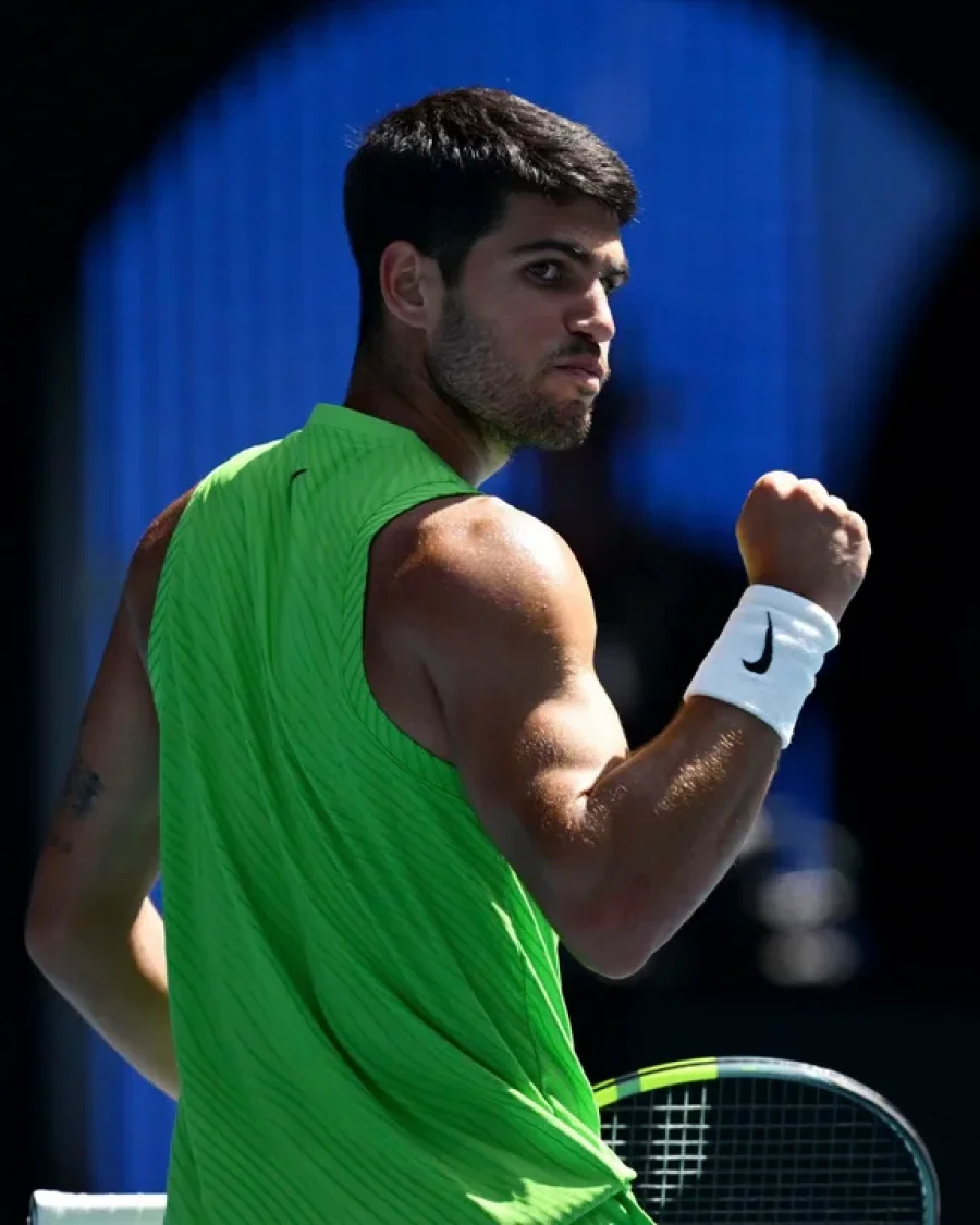 Alcaraz, a semis en Australia por primera vez en su carrera.