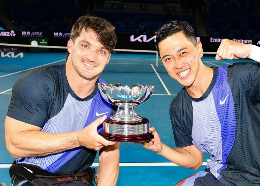 Gustavo Fern&aacute;ndez junto a su compa&ntilde;ero, Tokito Oda.