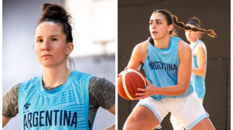 ILUSION. Meli y Cande quieren jugar el Mundial.