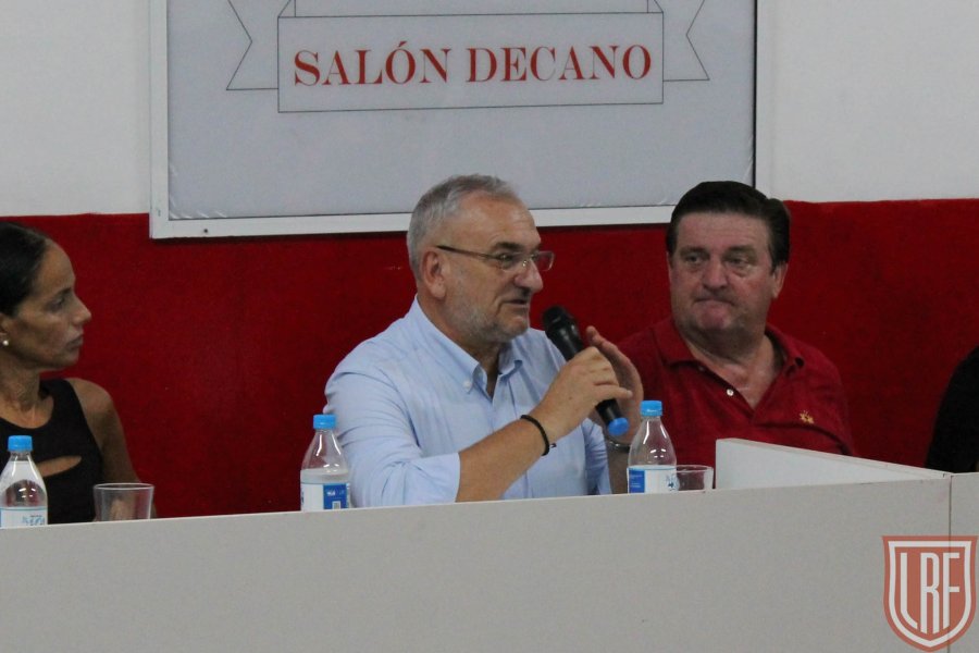 ALCIDES CALVO JUNTO A FABI&Aacute;N ZBRUN EN EL LANZAMIENTO DE LA CUARTA COPA DEPARTAMENTO CASTELLANOS