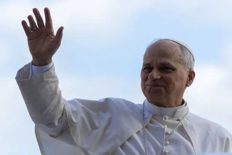 El Papa Le&oacute;n XIV en el Vaticano.