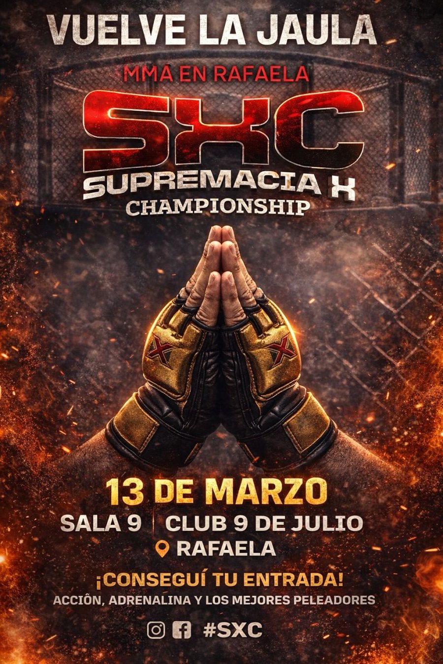 FLYER. La promoci&oacute;n del evento previsto el 13 de marzo.