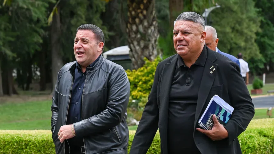 Pablo Toviggino y Claudio Tapia.