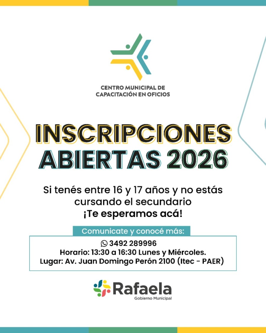 Convocatoria para j&oacute;venes que tengan 16 y 17 a&ntilde;os que no est&eacute;n cursando la secundaria.