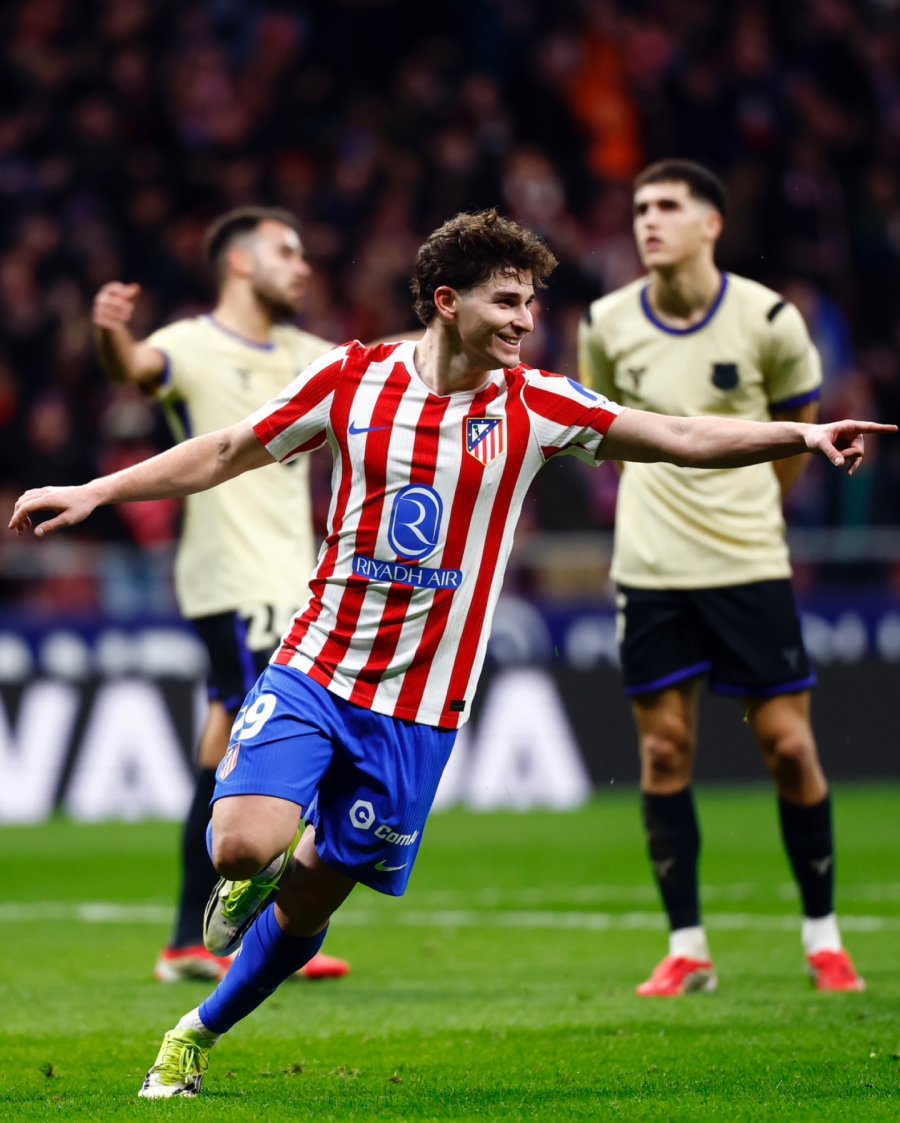 JULIAN ALVAREZ. Delantero del Atl&eacute;tico de Madrid.