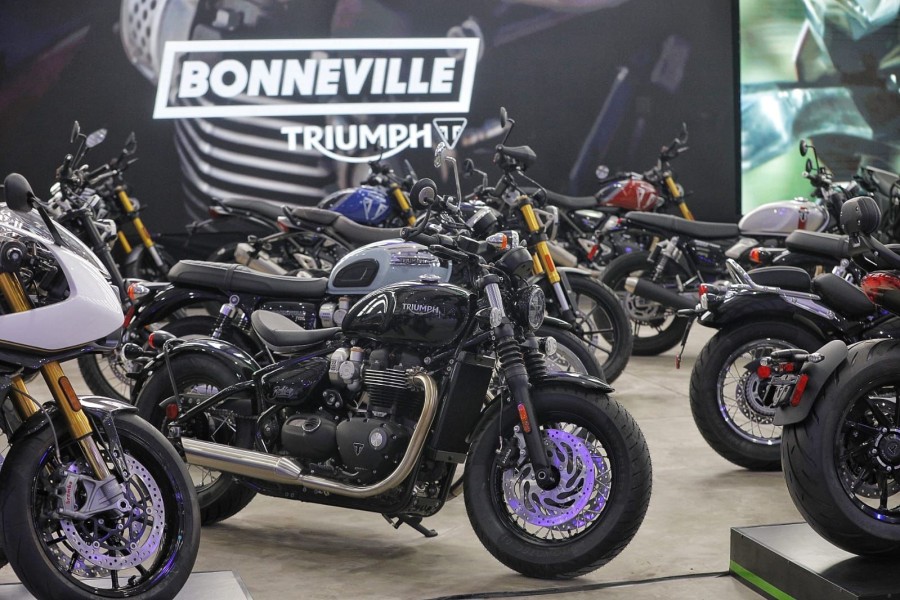 El Sal&oacute;n del Autom&oacute;vil tambi&eacute;n exhibe motos para los fan&aacute;ticos de las dos ruedas. (FOTO PRENSA FUNES)