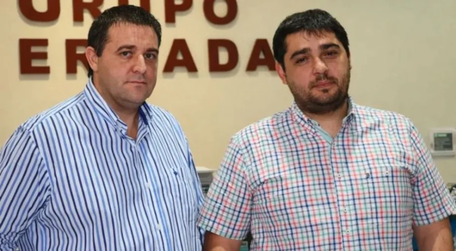SOSPECHAS. Juan Pablo Beacon (derecha) junto a Pablo Toviggino.