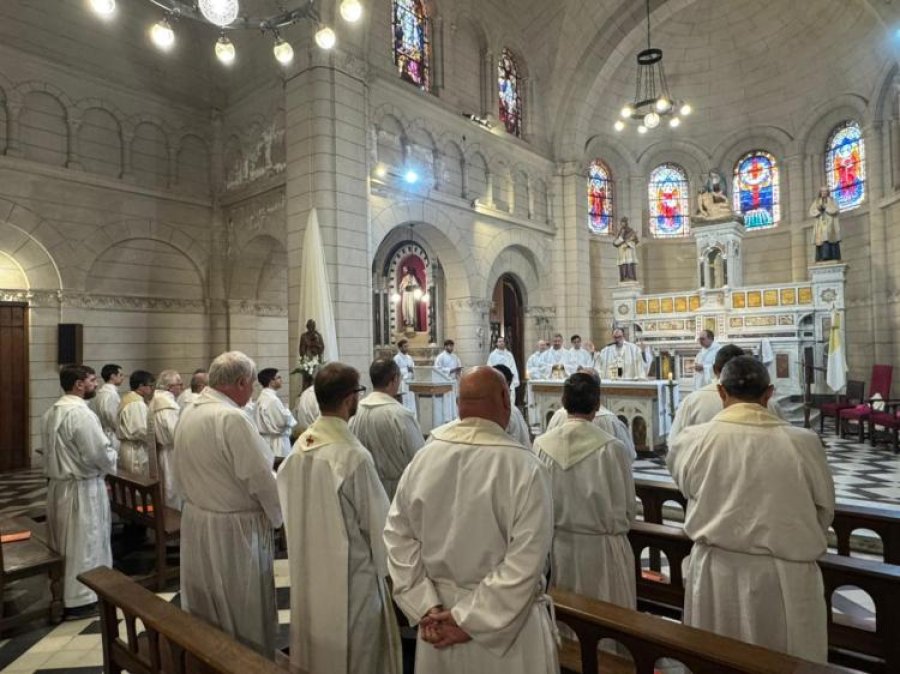 La misa concelebrada durante la solemnidad de San Jos&eacute;.