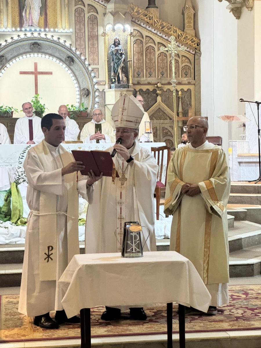 Un instante de la Misa celebrada el pasado martes.