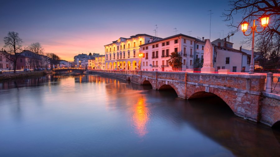 Vista de Treviso, provincia de Treviso, Venecia