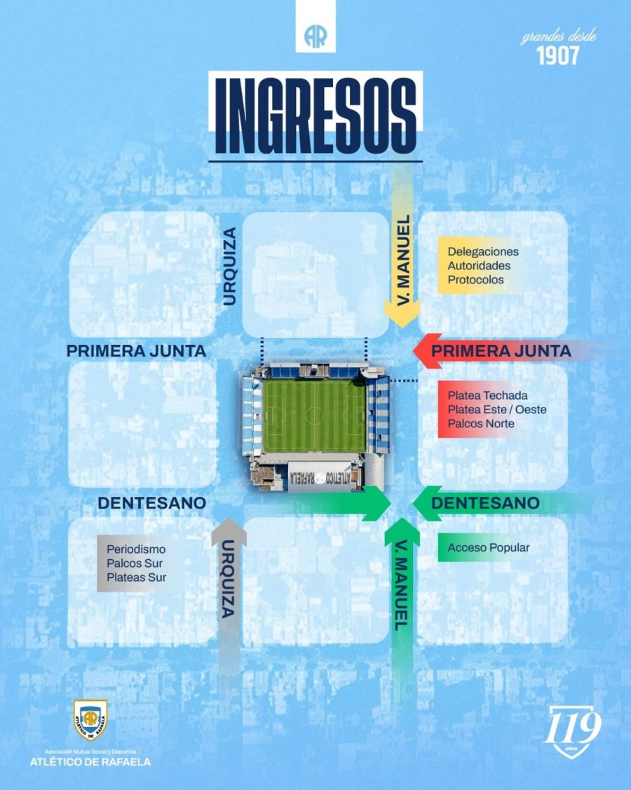PARA ENTRAR. El mapa que informa sobre los ingresos.