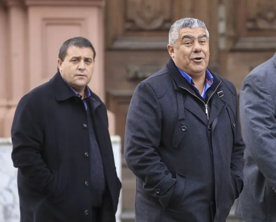 Pablo Toviggino (izquierda) y Claudio Tapia.