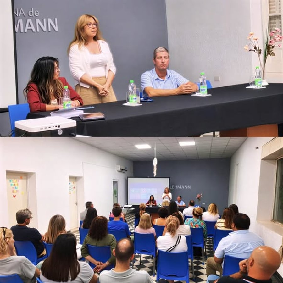 Instantes de la actividad desarrollada en Lehmann.
