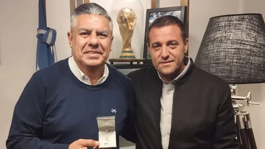 Claudio Tapia y Pablo Toviggino.