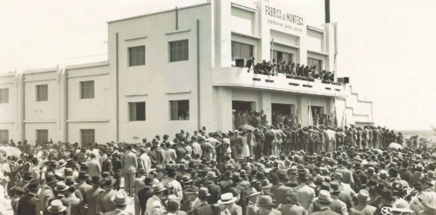 Una foto hist&oacute;rica de los primeros tiempos de SanCor.