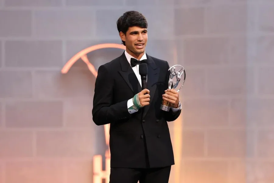 Carlos Alcaraz conquist&oacute; su primer Laureus.