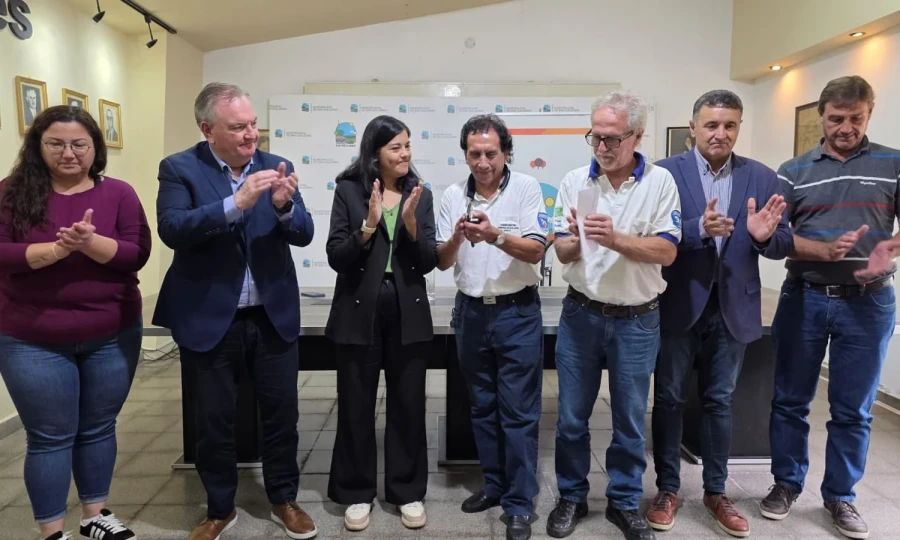 Un instante del acto realizado en San Guillermo.