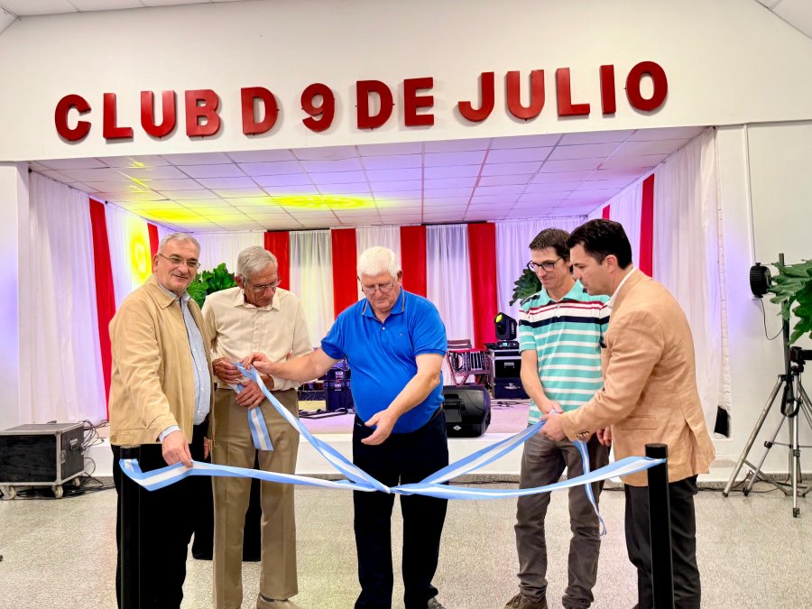 Tradicional ceremonia con la que fueron habilitadas las obras.