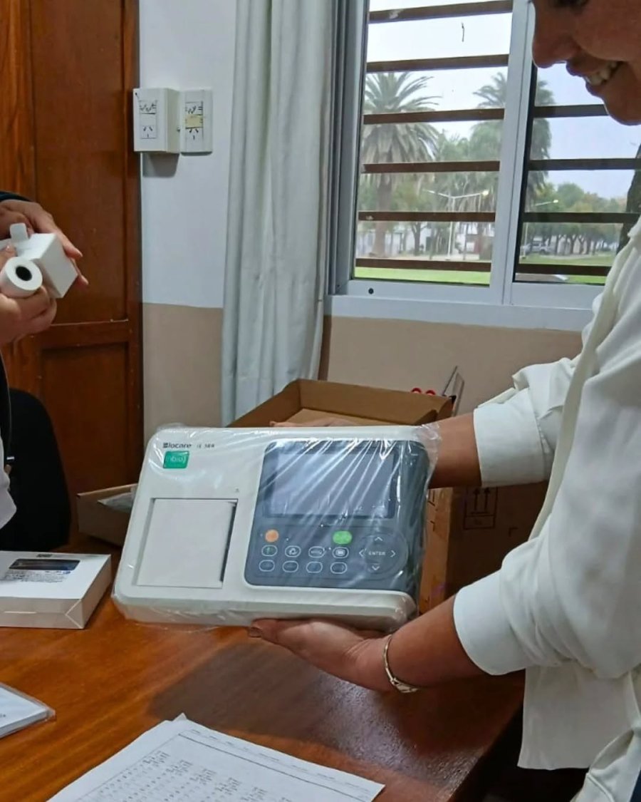 El nuevo aparato incorporado al efector de salud.