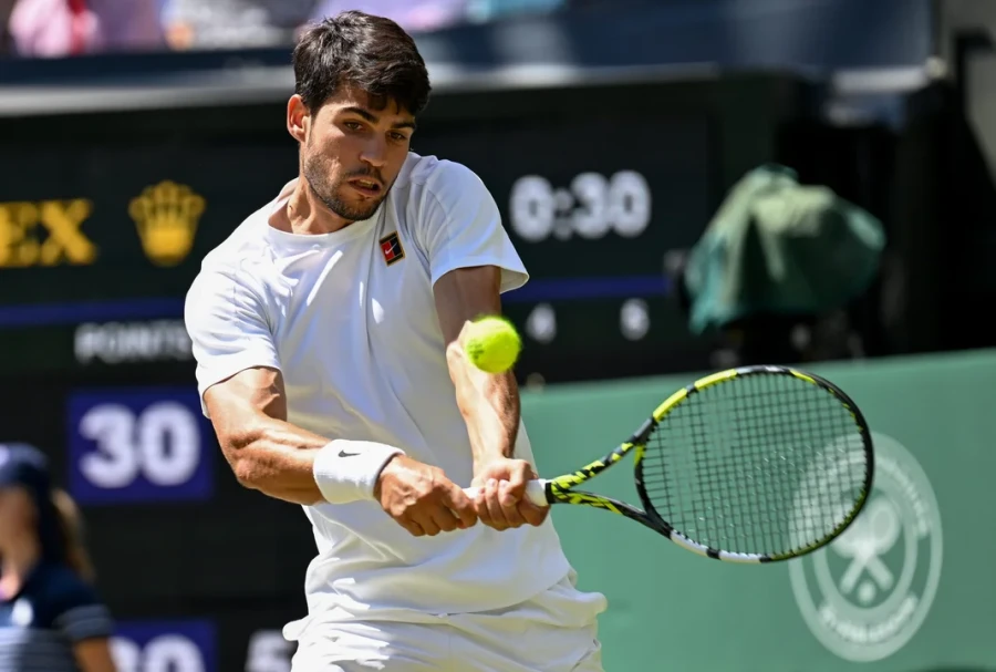 CARLOS ALCARAZ. El espa&ntilde;ol ser&aacute; una baja clave para el segundo Grand Slam del a&ntilde;o.