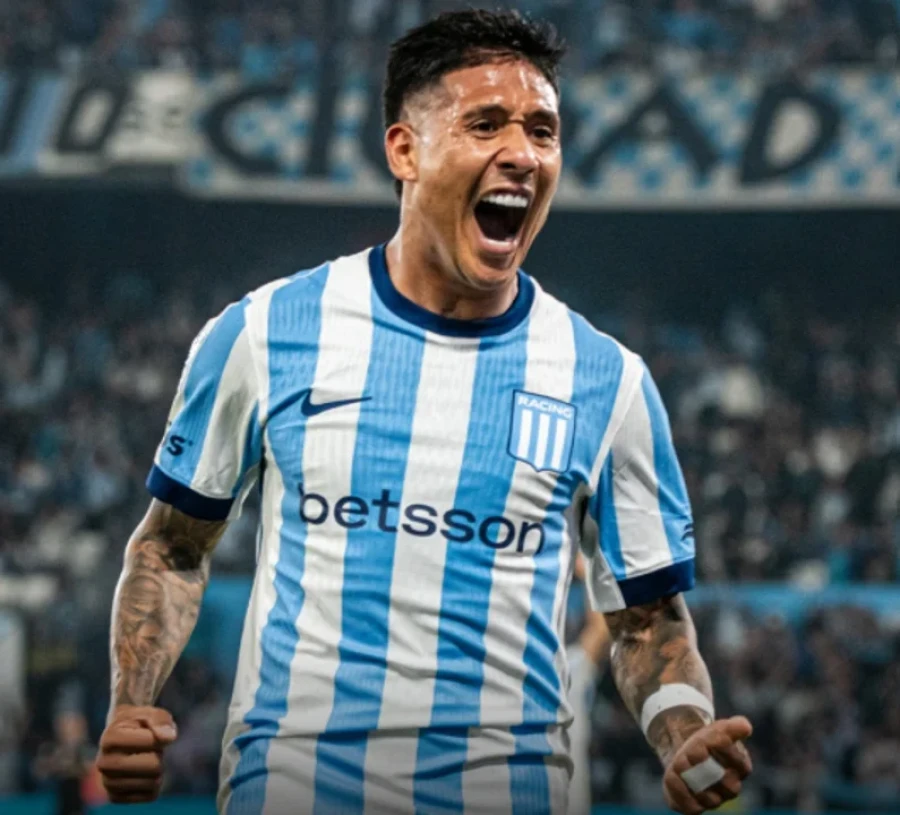 FESTEJO. El gol de Zaracho.