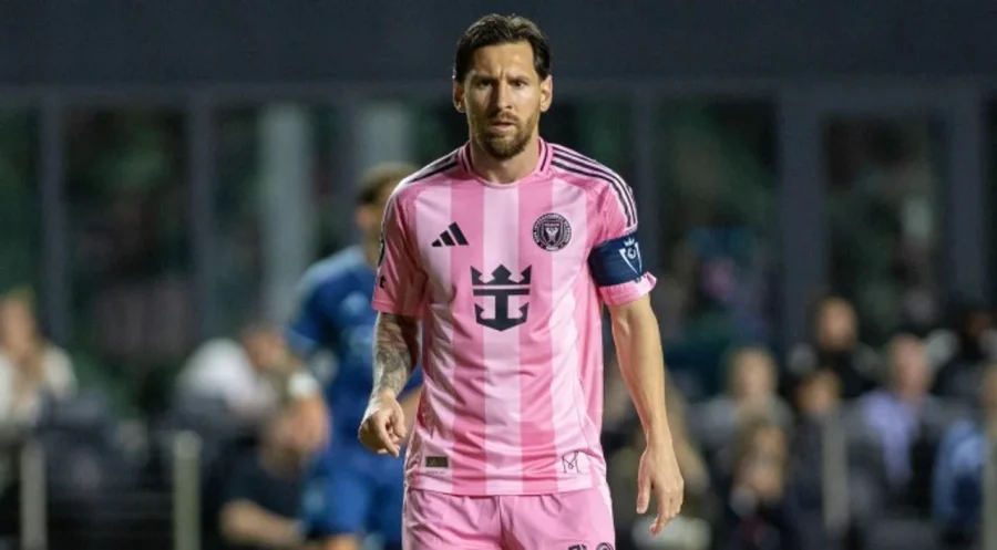 Messi no tuvo un buen partido en Inter Miami.