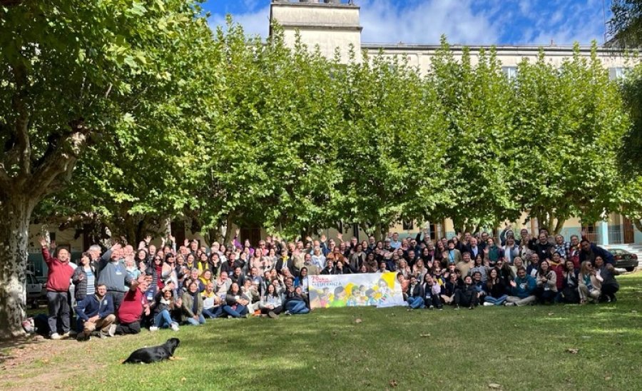 Quienes participaron en el Enuentro nacional de referentes diocesanos.