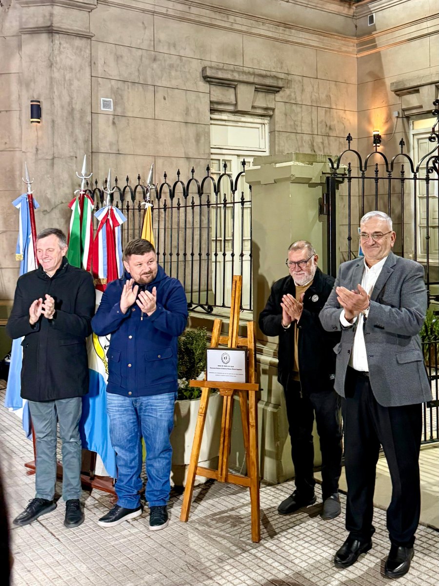 Rodolfo Giacosa, Pablo Pinotti, Ernesto Bosco y  Alcides Calvo.
