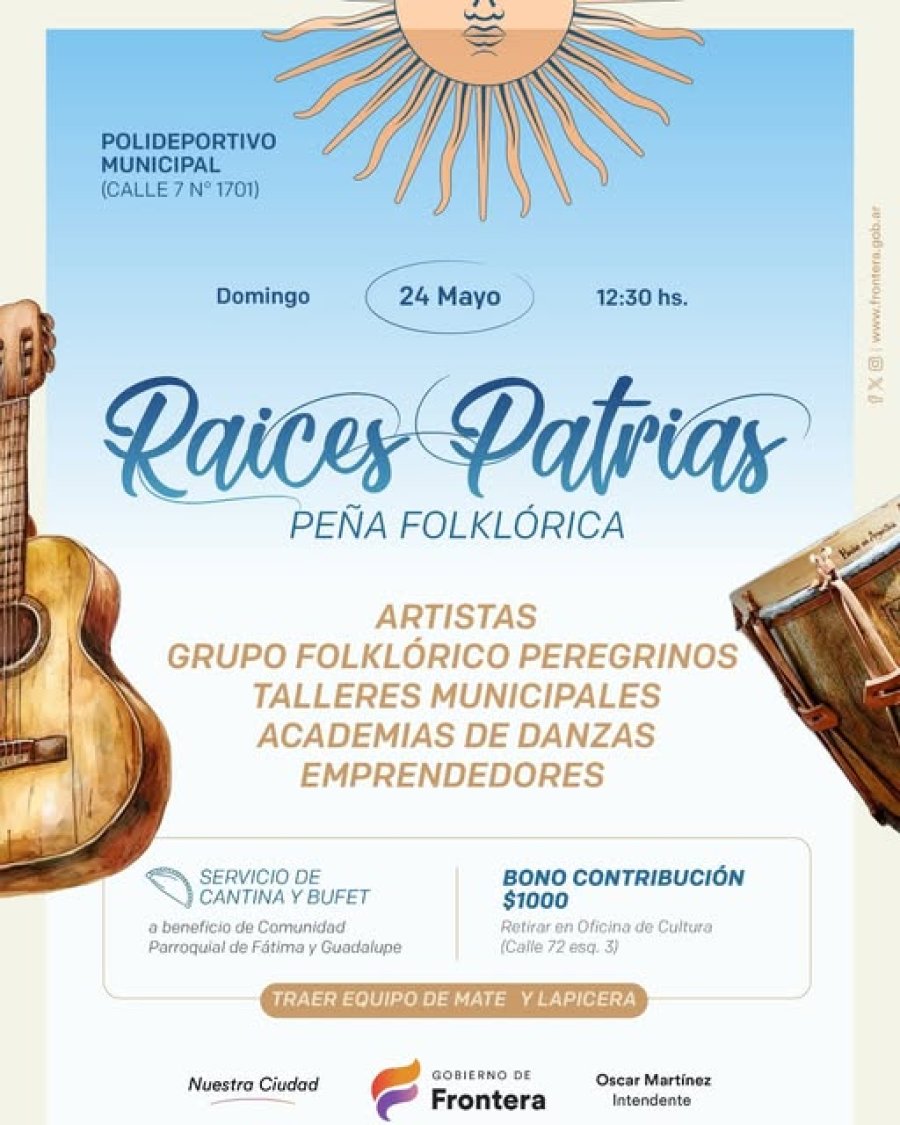 Convocatoria difundida por el Municipio.
