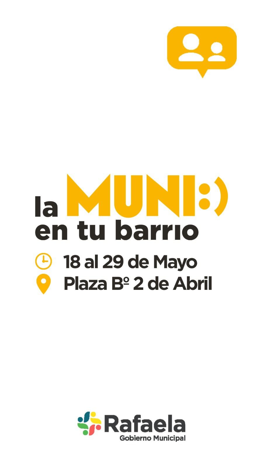 Este programa tiene como objetivo acercar la atenci&oacute;n del municipio a cada rinc&oacute;n de Rafaela.