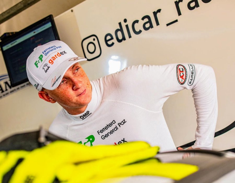 Lucio Rodr&iacute;guez viene de triunfar en la Clase 1 en el aut&oacute;dromo de Concordia.