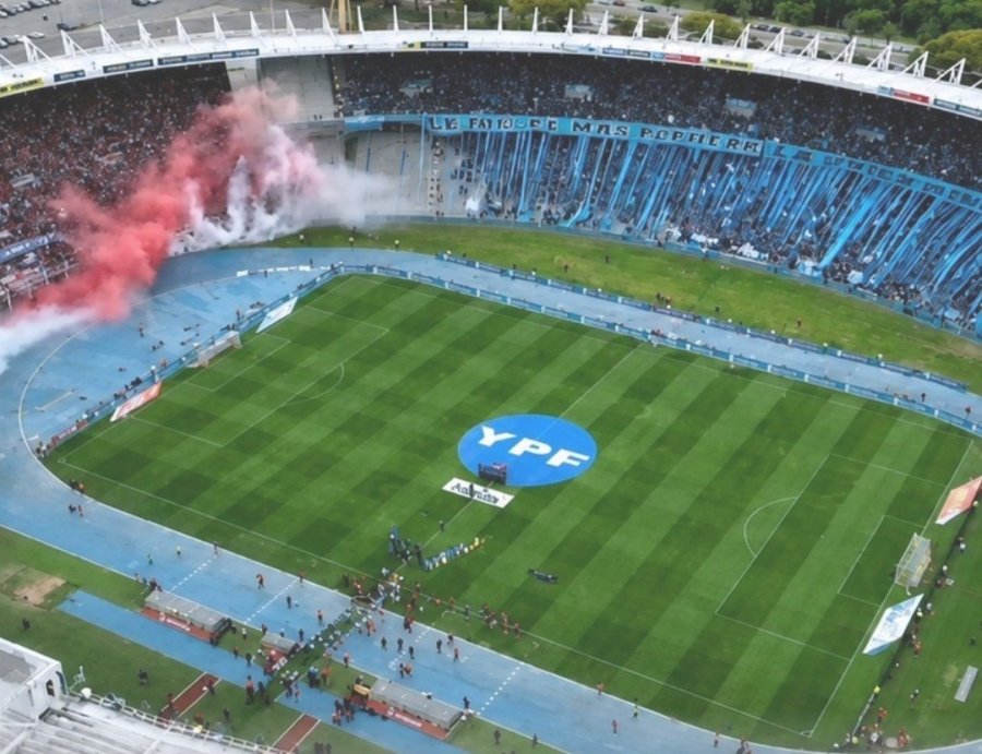 REPLETO. Asi estar&aacute; el estadio Kempes para esta gran final.