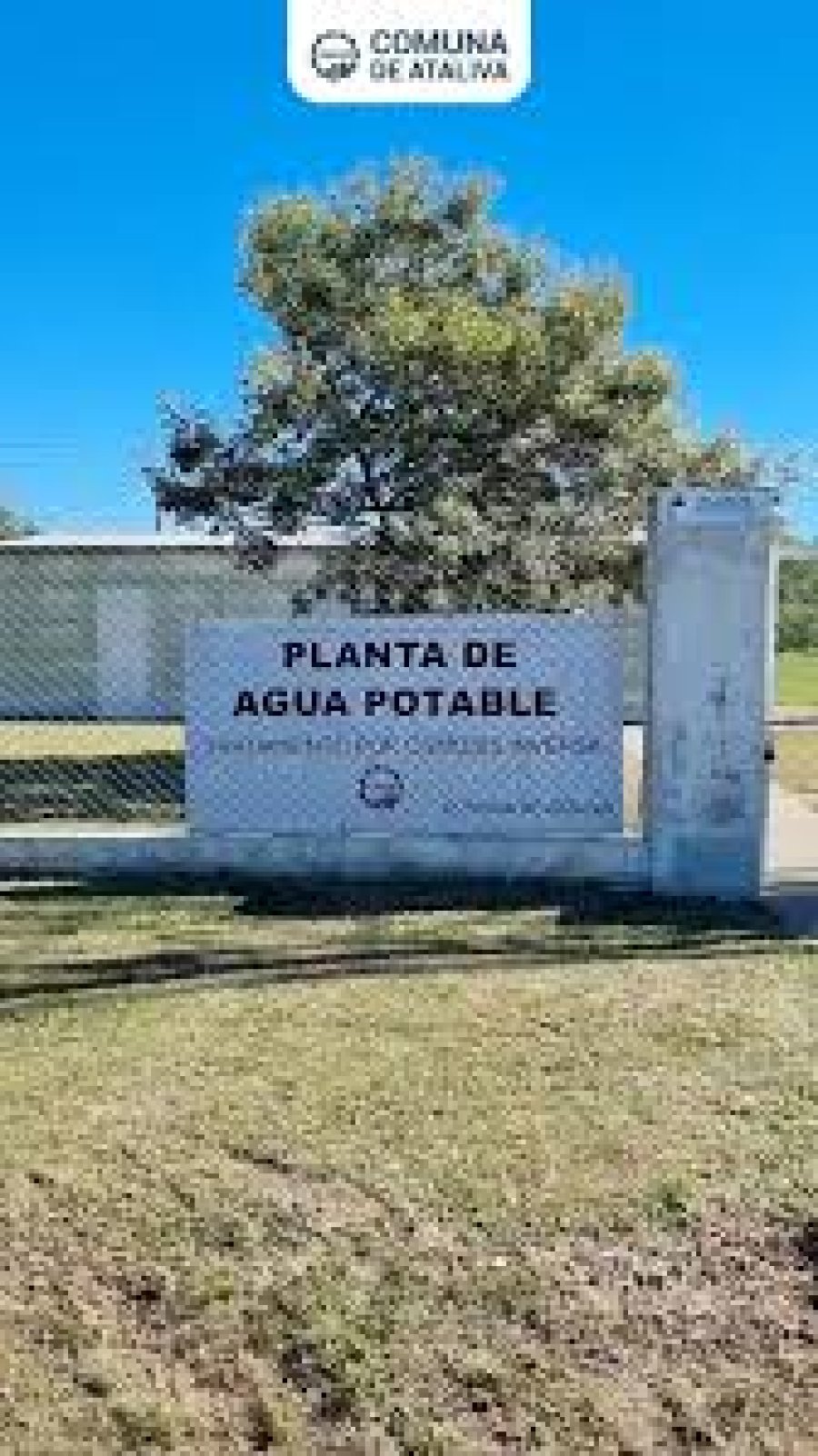 La planta potabilizadora atalivense.