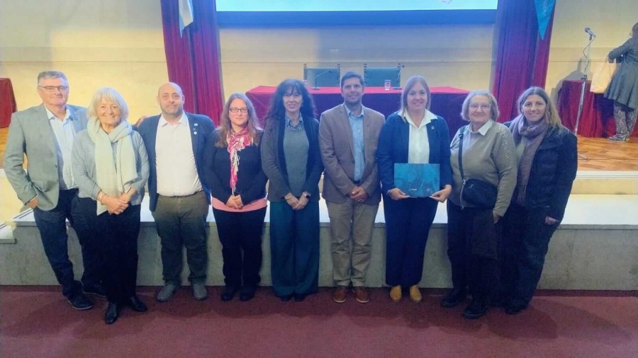 El presidente de Sociedad Rural de Rafaela Leonardo Alassia acompa&ntilde;&oacute; a integrantes de GAMA a la actividad en Santa Fe.