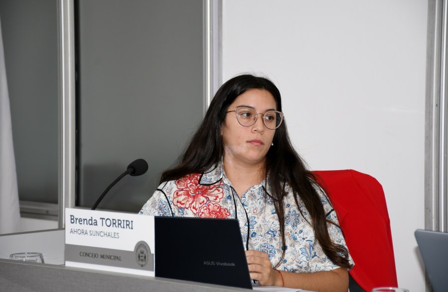 Brenda Torriri, la edil de Ahora Sunchales.