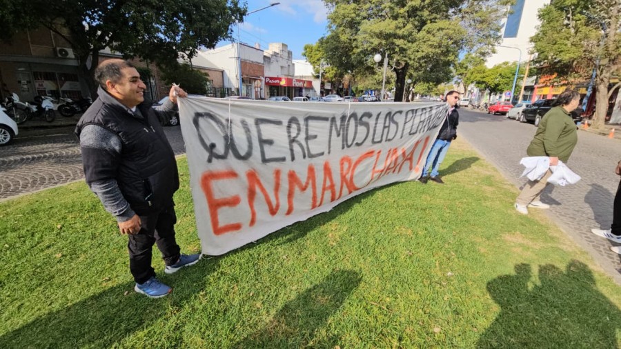 Un pedido compartido por los 700 trabajadores de Ver&oacute;nica en toda la Provincia. (FOTO D. CAMUSSO)