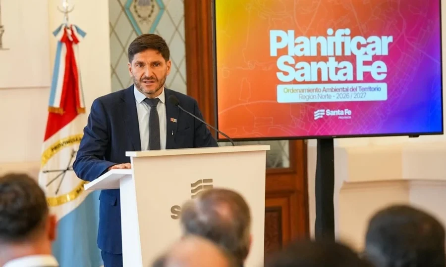 Maximilianoi Pullaro durante el acto de lanzamiento del programa.