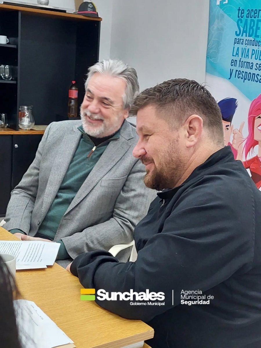 Horacio Botta bernaus y Pablo Pinotti durante el acto.