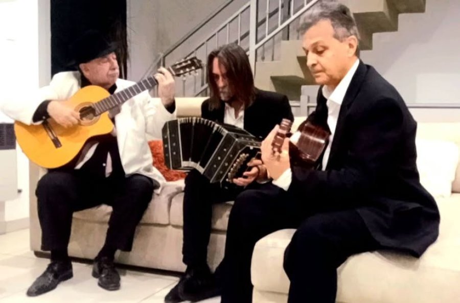 Un instante del reciente ensayo.