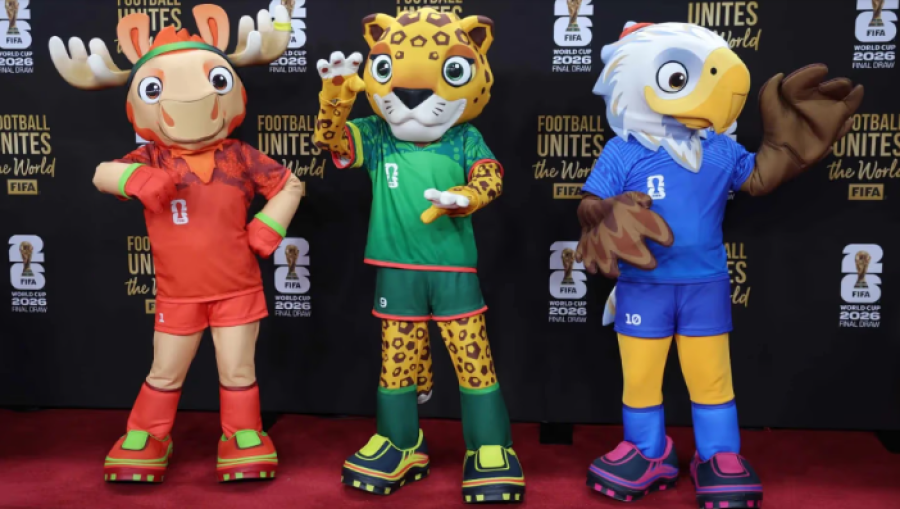 Maple, Zayu y Clutch, las tres mascotas del Mundial 2026.