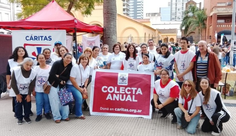 El agradecimiento de C&aacute;ritas Argentina por la respuesta a la colecta y la dedicaci&oacute;n y trabajo de los voluntarios.