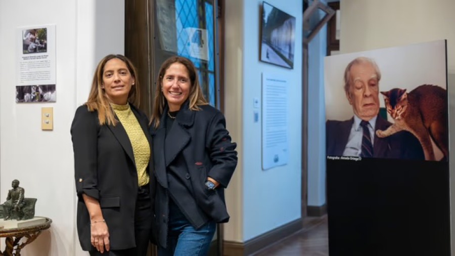 Mar&iacute;a Victoria y Mariana Kodama son dos de los cinco hermanos que hoy est&aacute;n a cargo de la obra de Jorge Luis Borges.