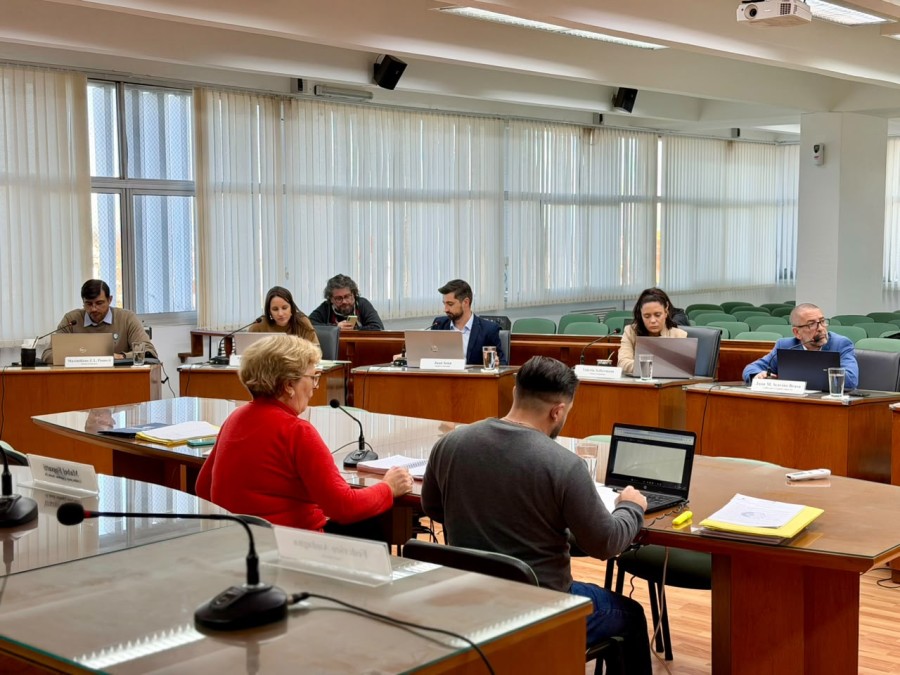 El Concejo Municipal durante la reuni&oacute;n de comisiones de este martes por la ma&ntilde;ana.