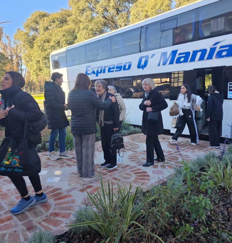 El contingente fue acompañado en su recorrida.