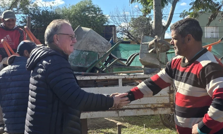 Tras el acto recorrieron obras en ejecuci&oacute;n.