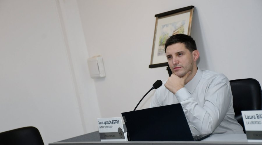 Juan Ignacio Astor, edil de Ahora Sunchales.