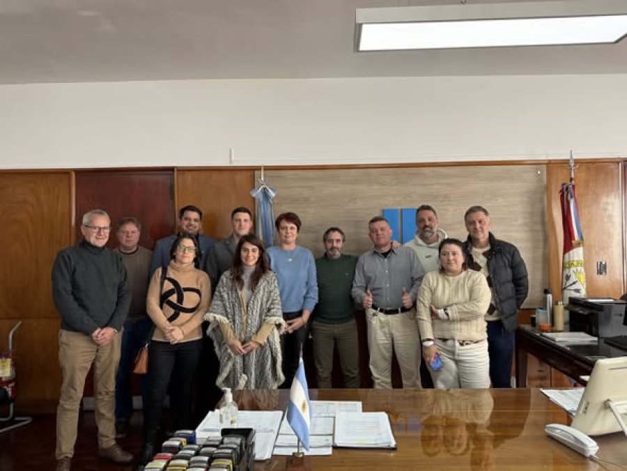 Los participantes en el reciente encuentro.