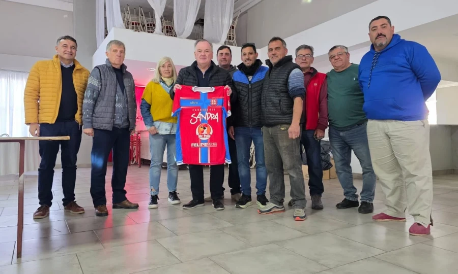 Un momento del encuentro con entidades deportivas.
