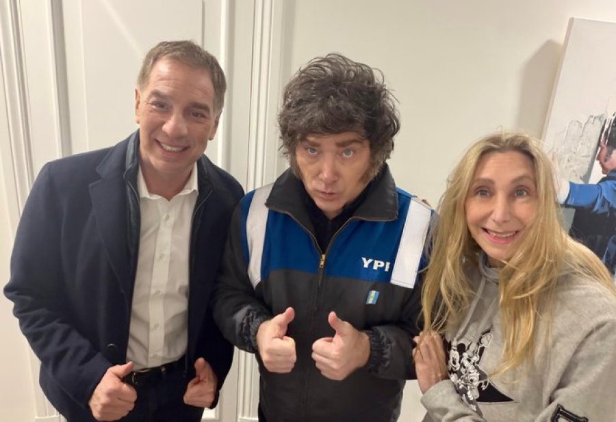 ENCUENTRO  Y CONFIRMACION. El ministro del Interior concurri&oacute; en la tarde de este domingo a la Quinta de Olivos donde se reuni&oacute; con el presidente Javier Milei y su hermana Karina.