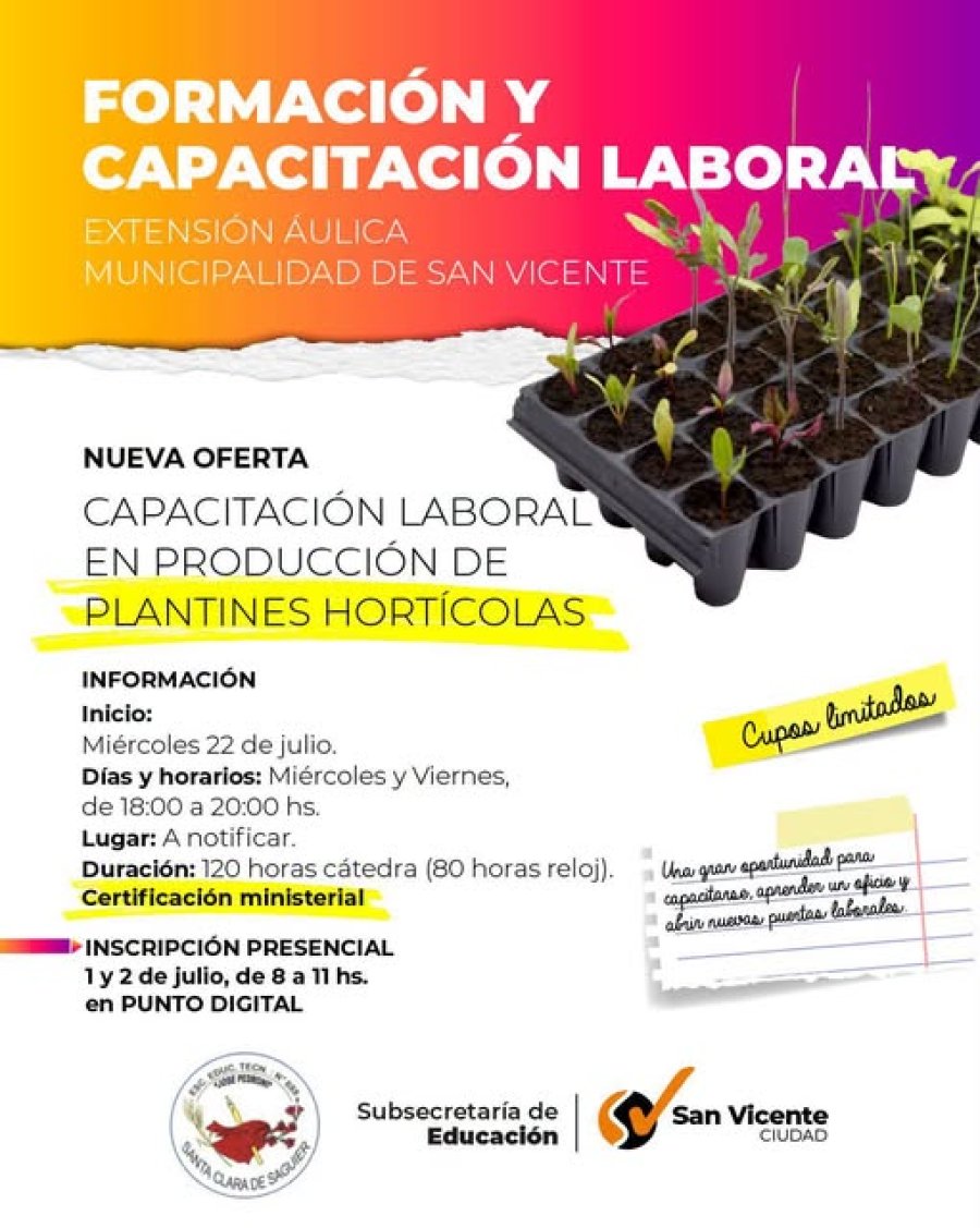 Convocatoria lanzada por el Municipio.